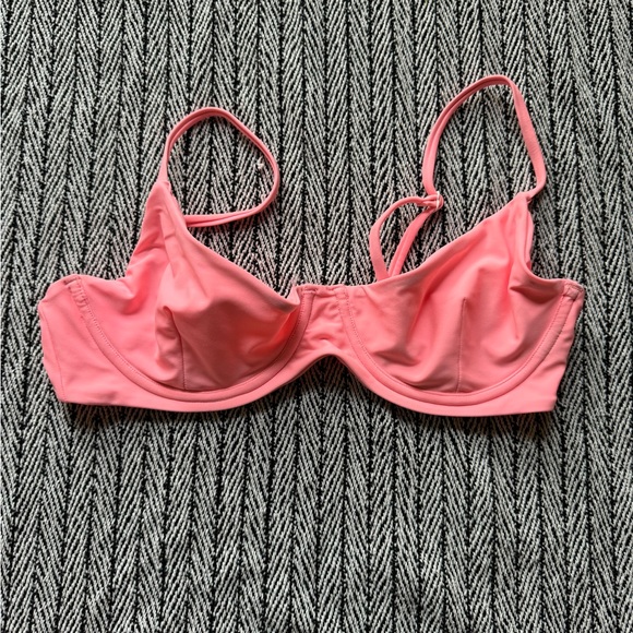 Baby Pink Blackbough Swim Bikini Top - Picture 1 of 4